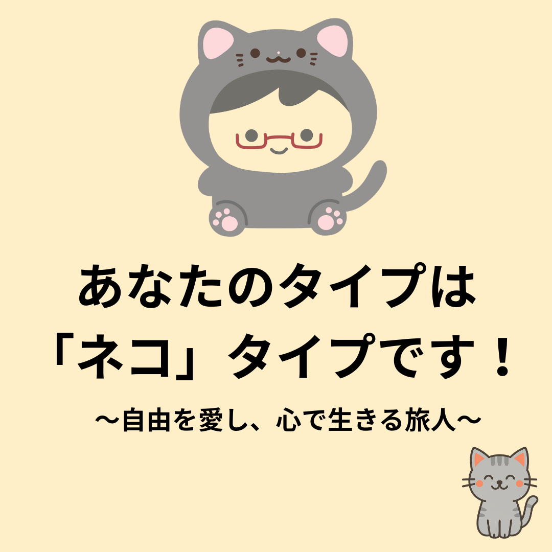 ネコタイプの結果画像