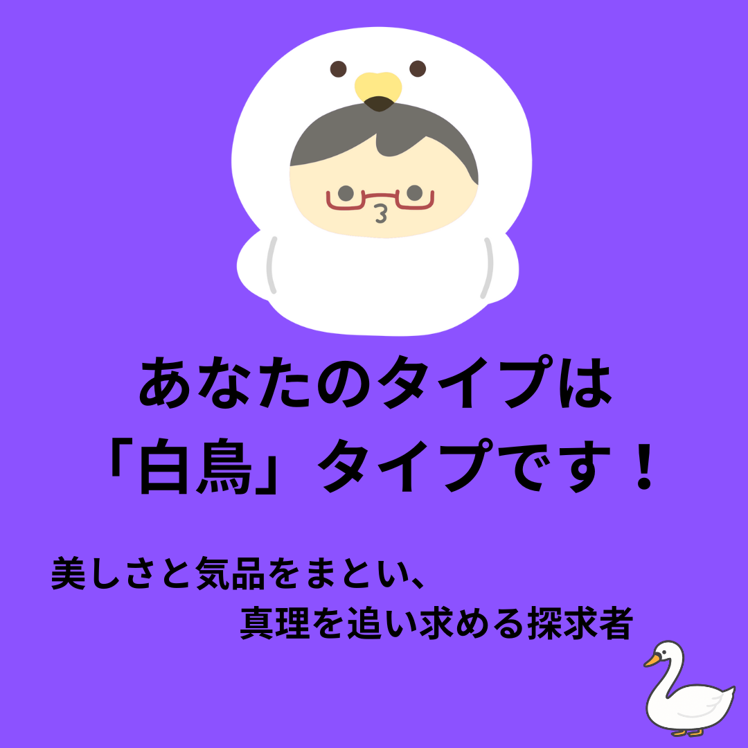 白鳥タイプの結果画像